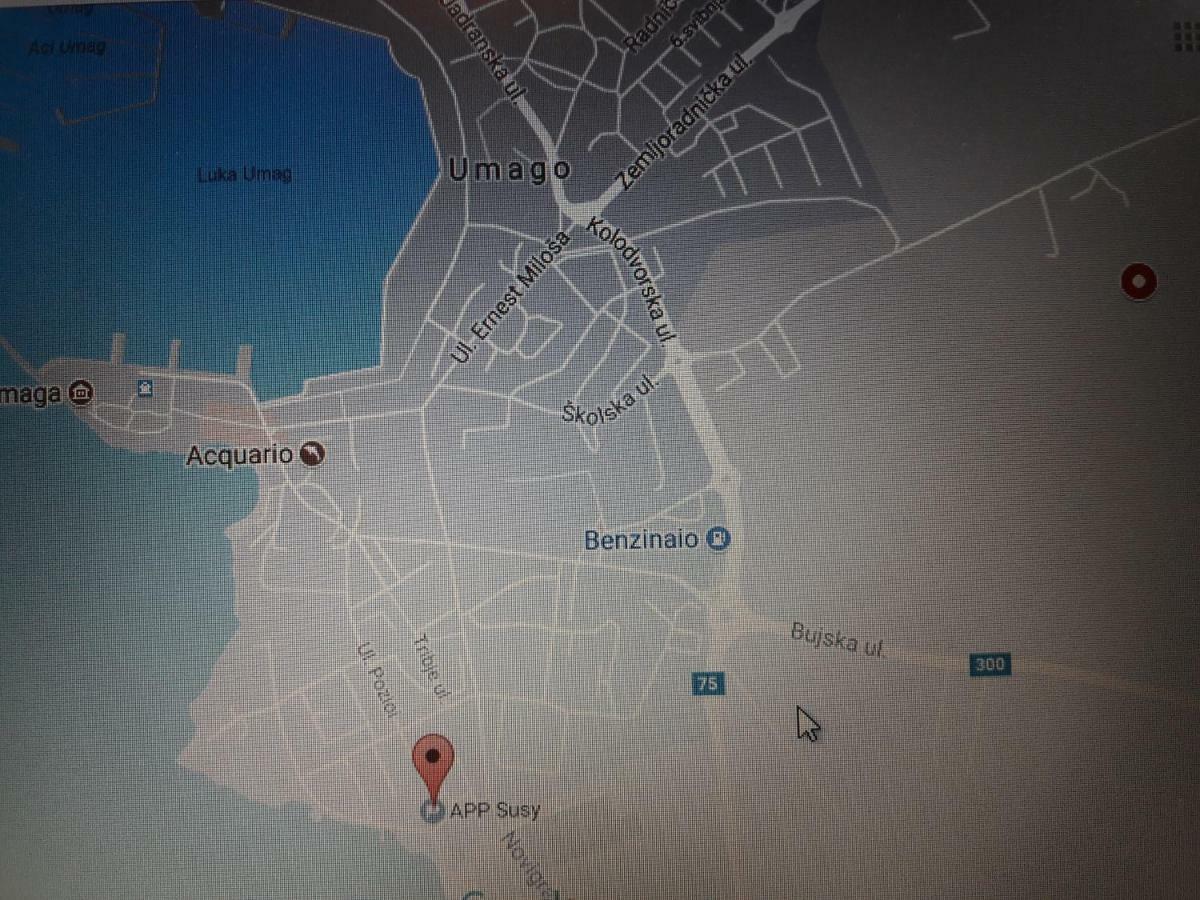 Susy Apartment Umag Bagian luar foto